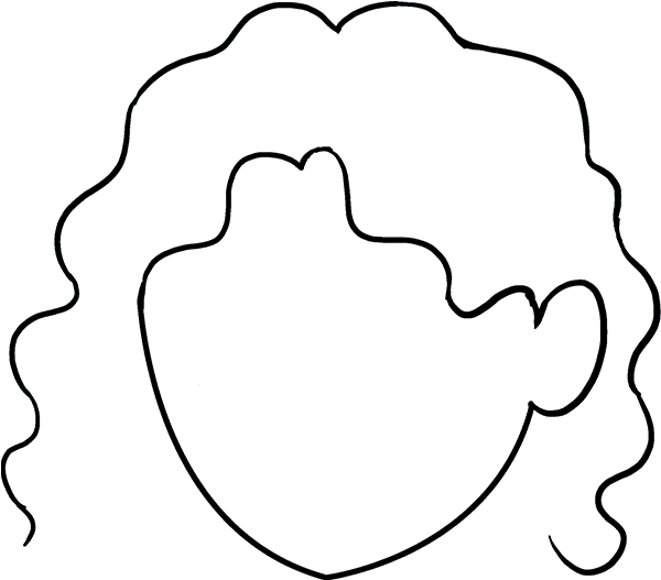 How To Draw Curly Clipart (680x678), Png Download