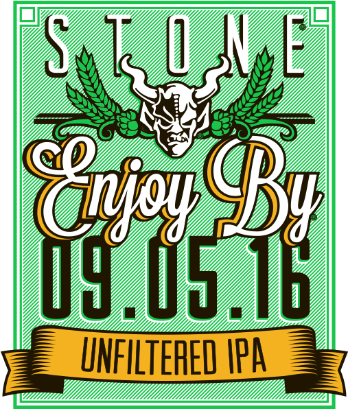 Stone Enjoy By Unfiltered Ipa Returns Again On August Clipart (600x600), Png Download