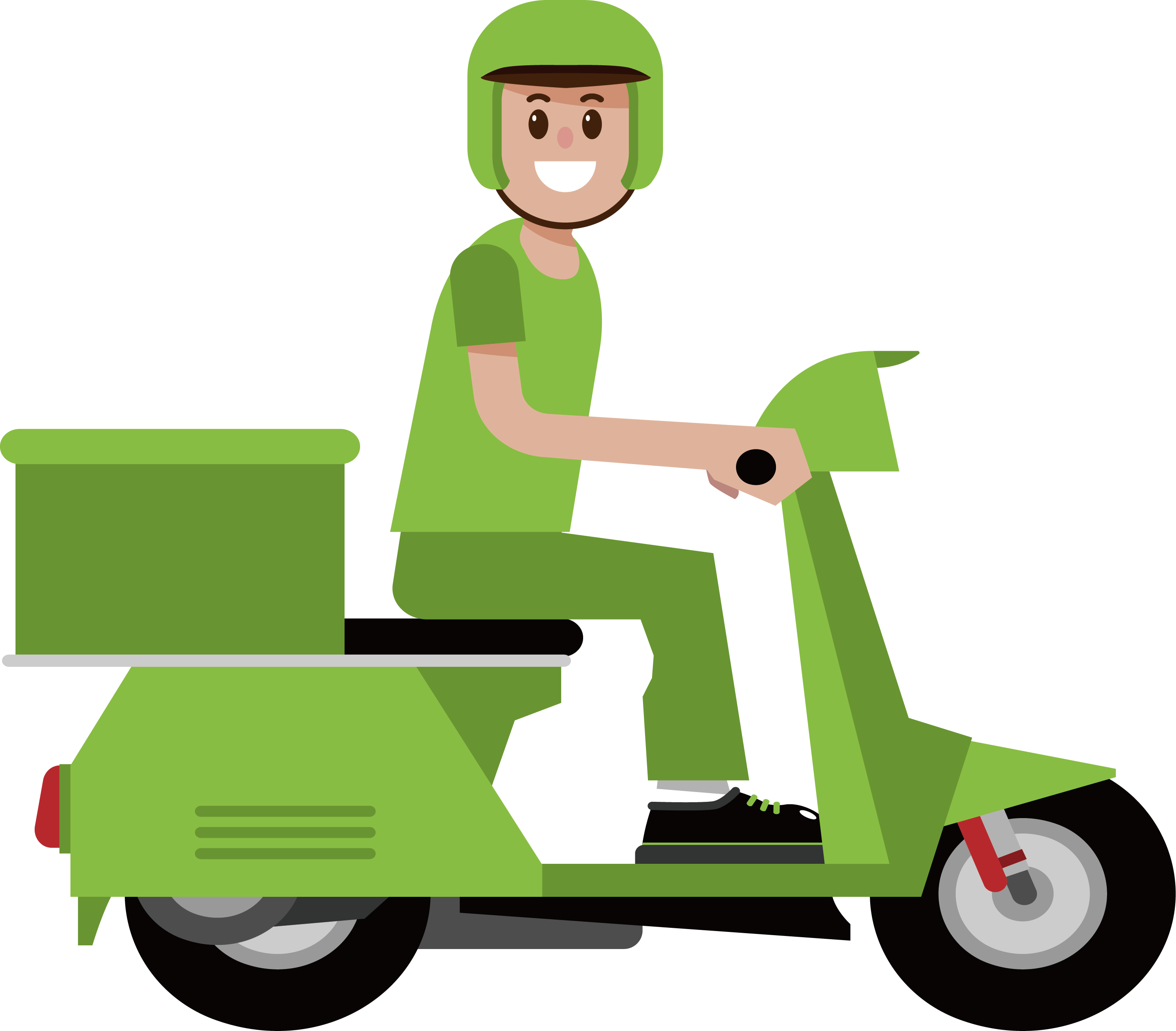 Delivery Scooter Clip Arts Png Download Full Size Clipart (2972621) PinClipart