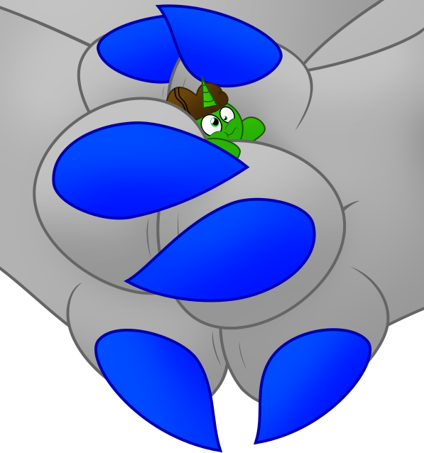 [gift] Between A Paw And A Stinky Place Clipart (597x638), Png Download