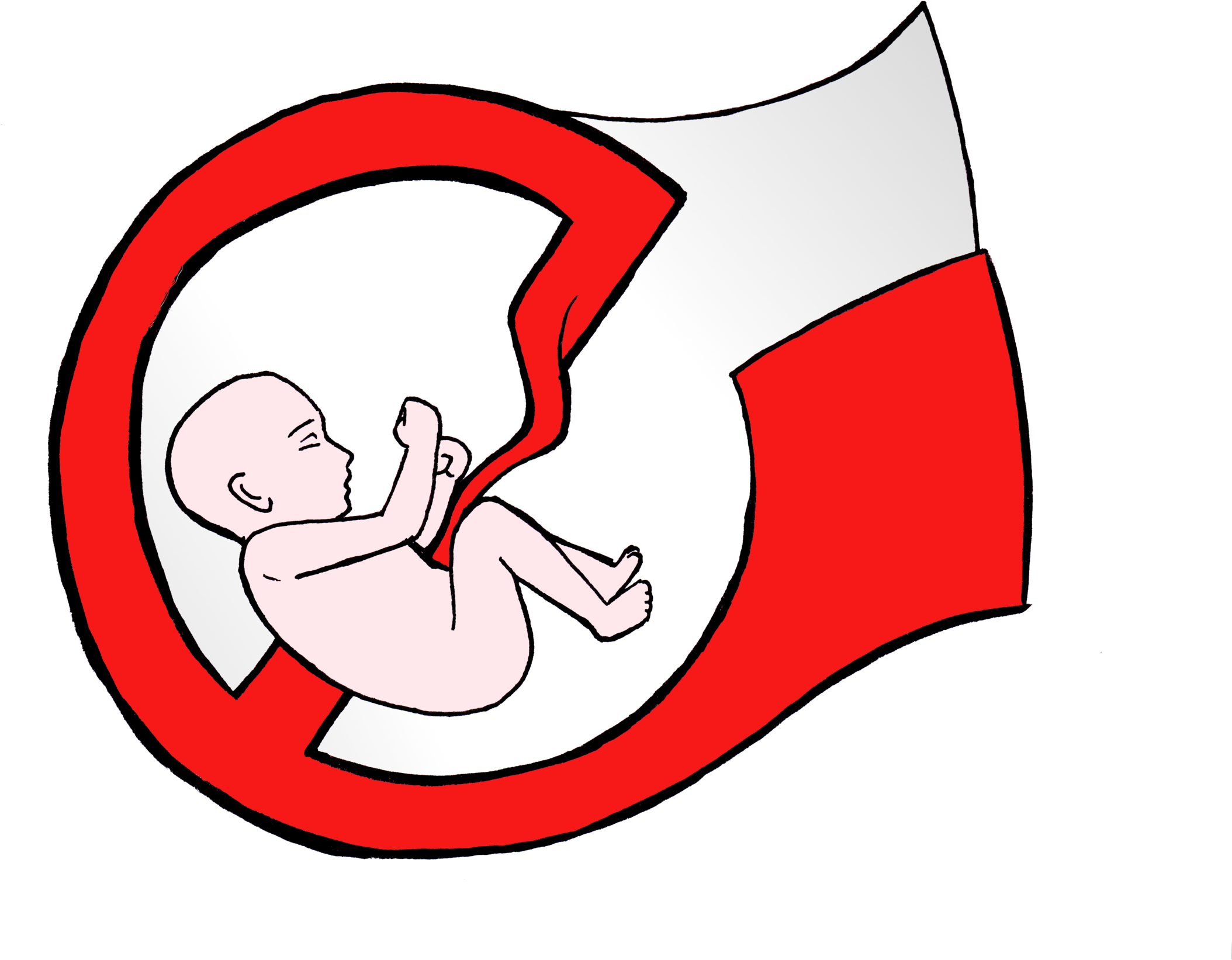 Feb 14 Polish Women Protest Proposed Abortion Ban Clipart (2500x1972), Png Download