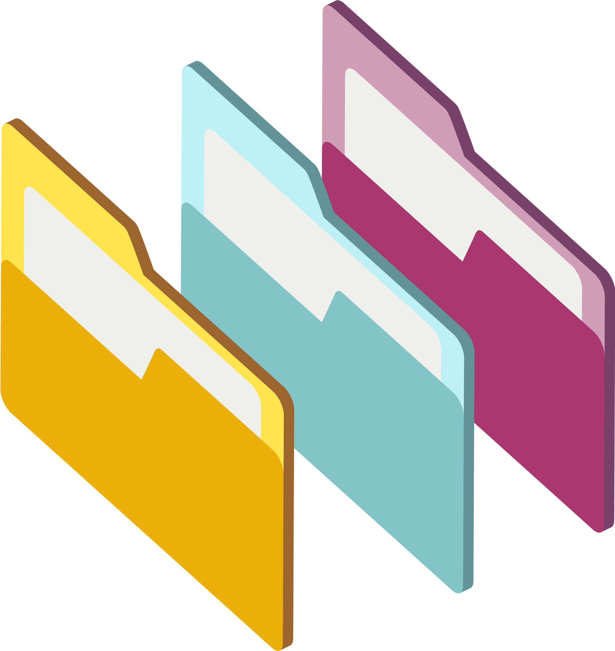 Vector Library Drawing File Folder Stationery Clipart (2000x2117), Png Download