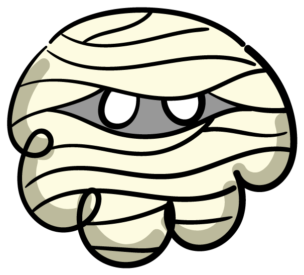 Dust Buddies Mummy Clipart (618x618), Png Download