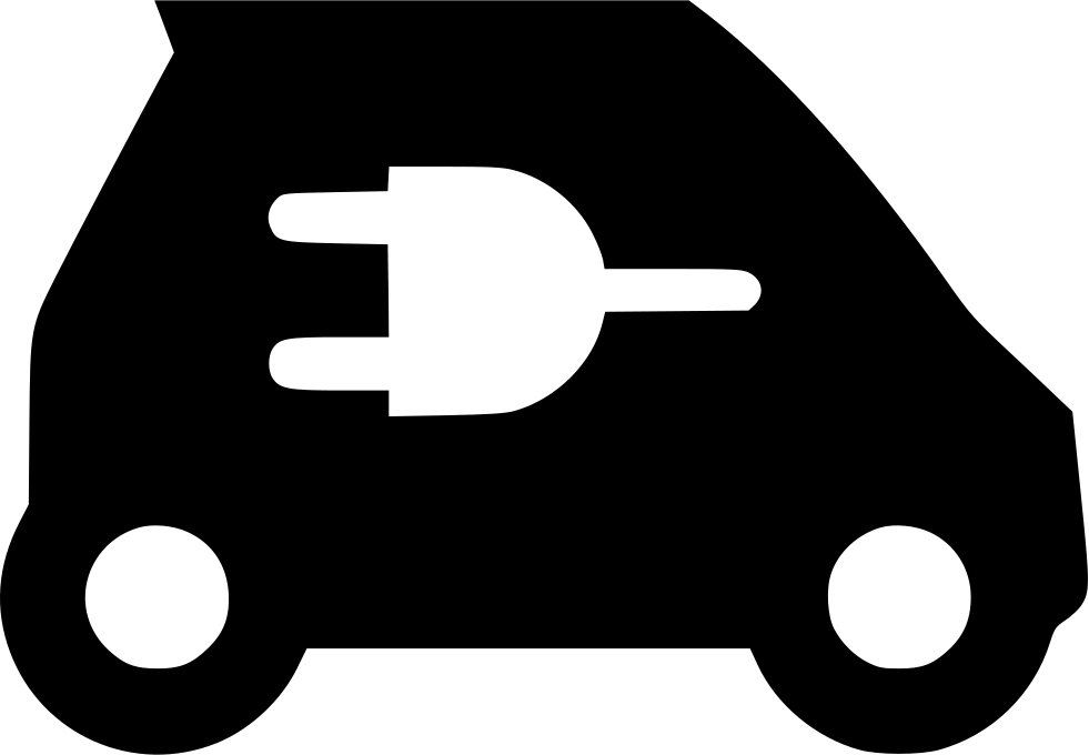 Smart Car With Electric Plug Comments Clipart (981x680), Png Download