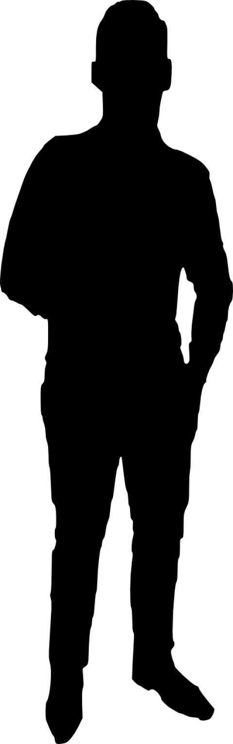 Free Png Man Silhouette Png Clipart (480x1529), Png Download