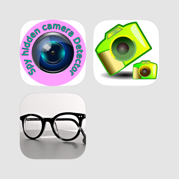 Spy Hidden Camera Detector W/ Live Photo Dual Cam & Clipart (600x600), Png Download