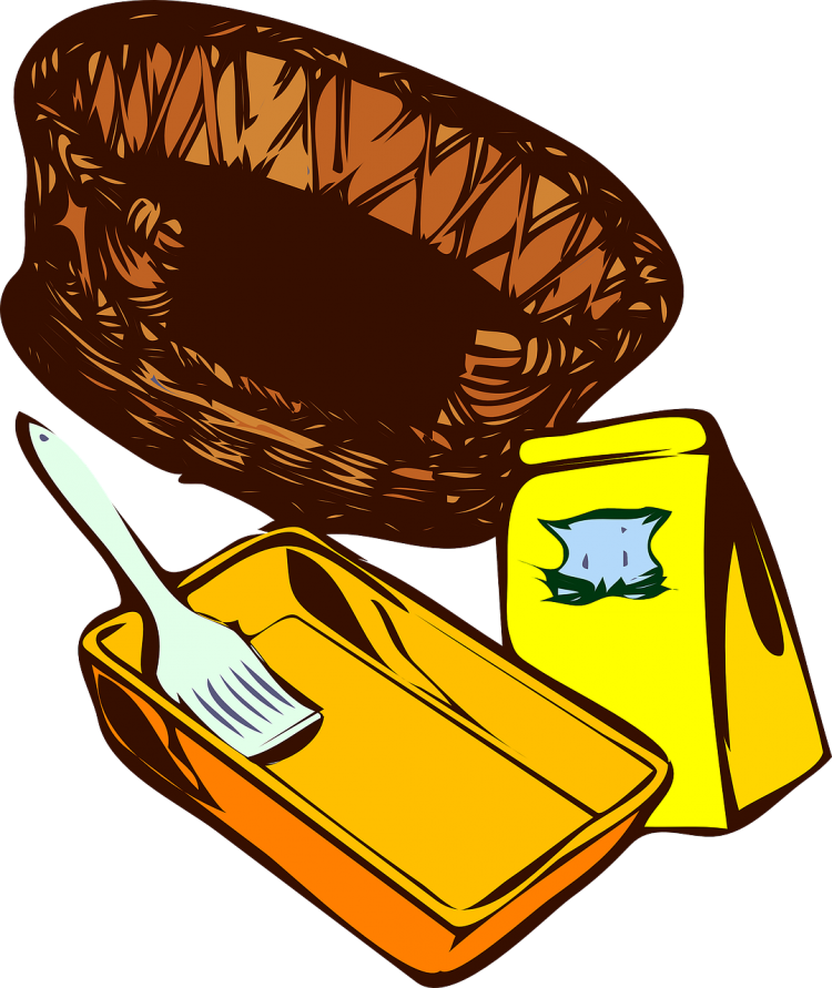 Cat Litter Tray And Scoop Clipart (750x891), Png Download
