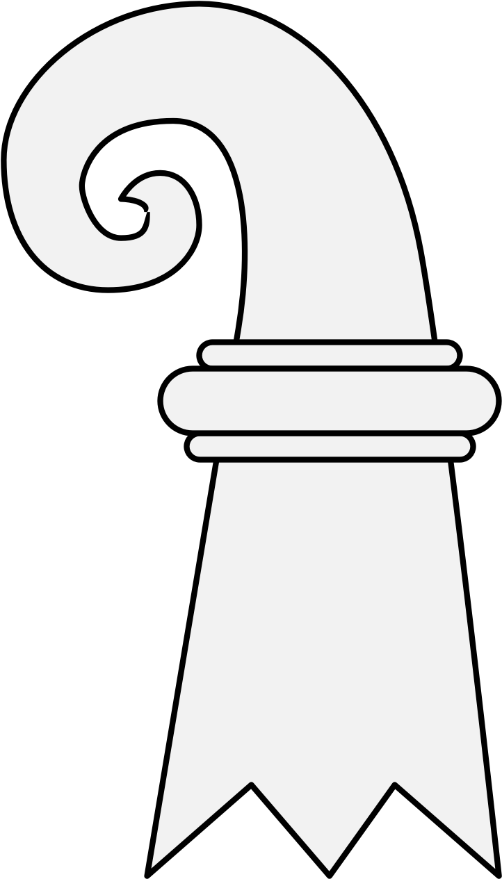 Crook Of Basel Clipart (731x1274), Png Download