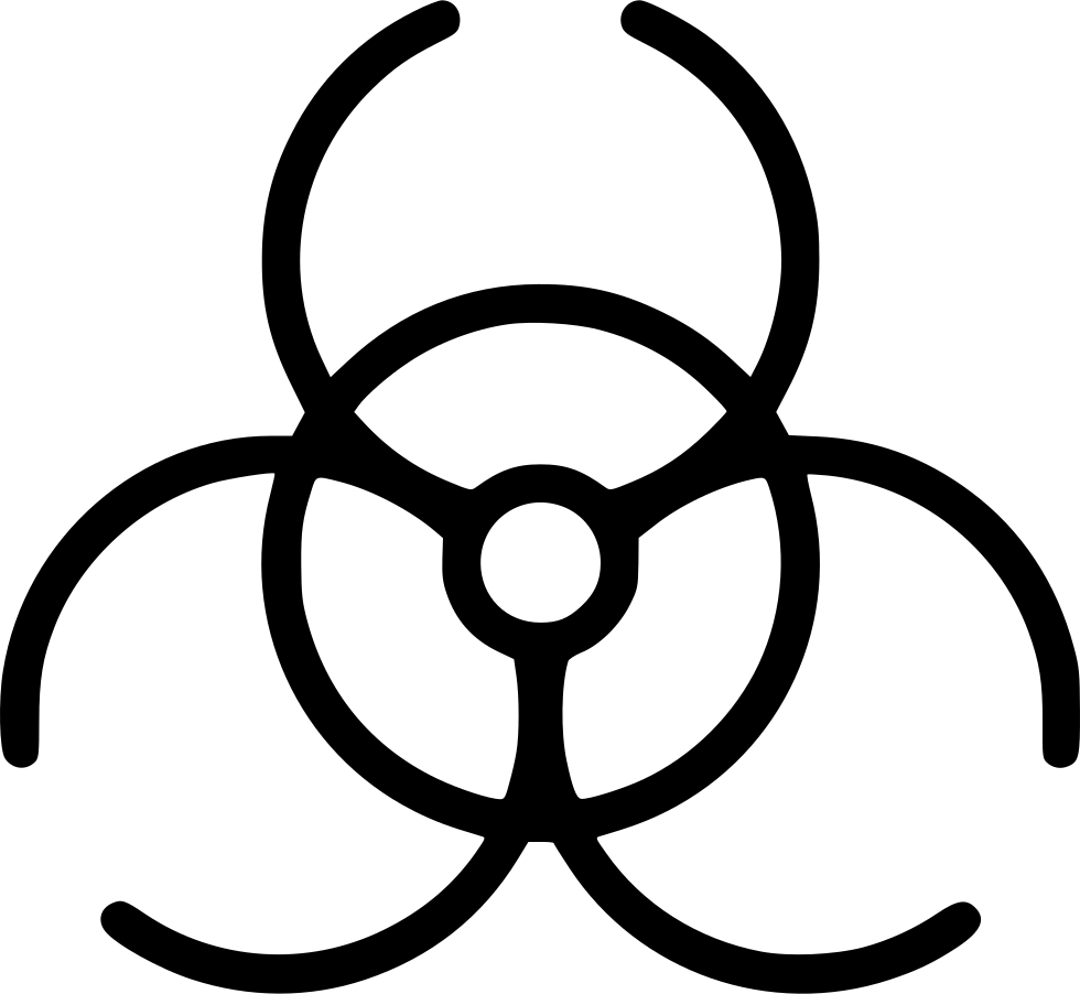 Chemical Biological Bacterial Svg Clipart (980x902), Png Download