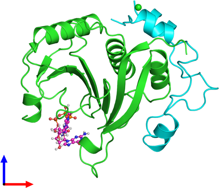 Pdb 5abu Coloured By Chain And Viewed From The Front Clipart (800x800), Png Download