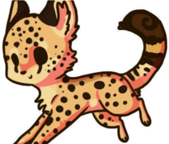 Cheetah Clipart Anime Baby - Png Download (640x480), Png Download