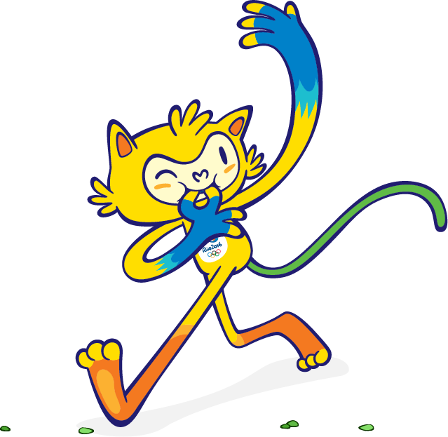 Rio 2016 Olympics Mascot Png Clipart (639x623), Png Download