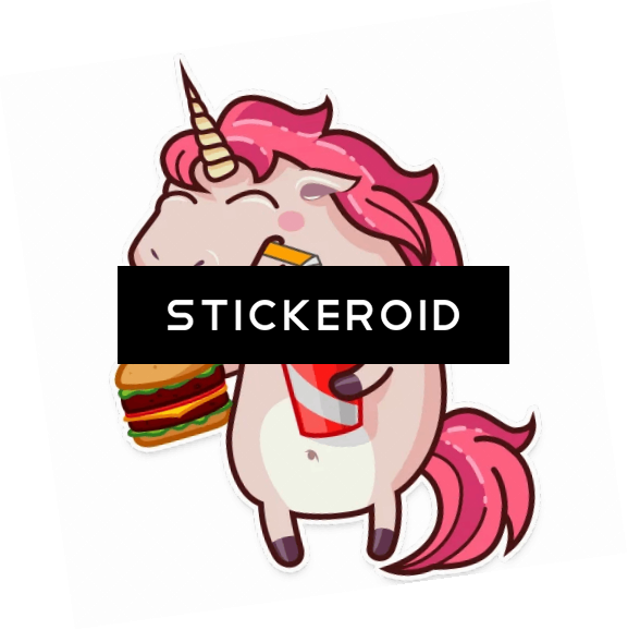 Fattly Fatter Unicorn Clipart (577x578), Png Download