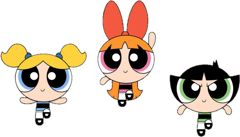 Powerpuff Girls 2016 Ending Hearts Clipart (763x435), Png Download