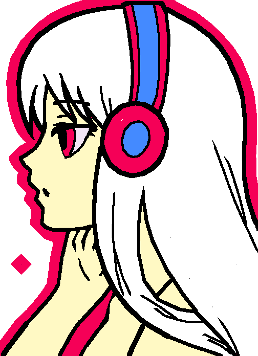 The Girl Lost In Music Clipart (1008x1392), Png Download