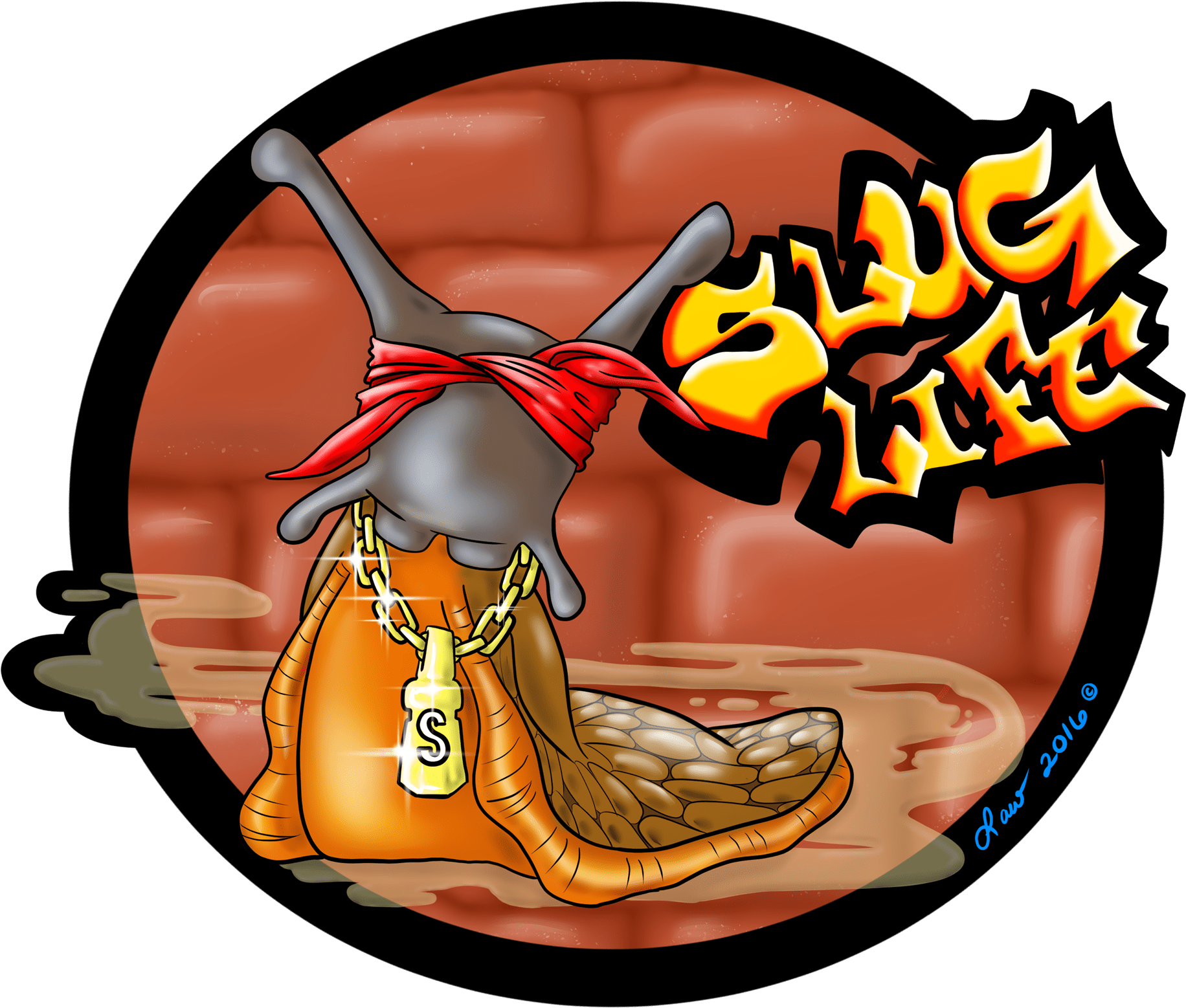 Slug Life Clipart (2048x1583), Png Download