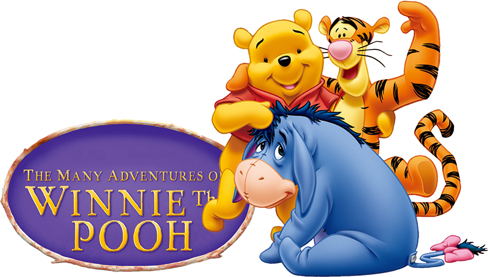 The Many Adventures Of Winnie The Pooh Image Clipart (1000x562), Png Download