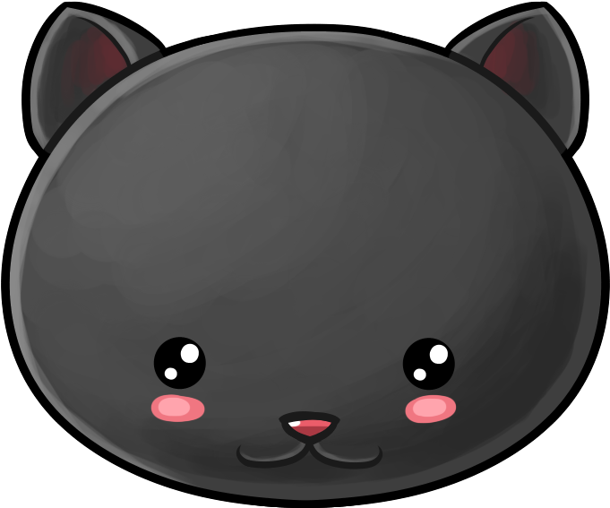 Black Cat Clipart (800x800), Png Download