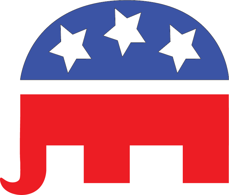 Blossom Onunekwu Republican Elephant, Representing Clipart (743x634), Png Download
