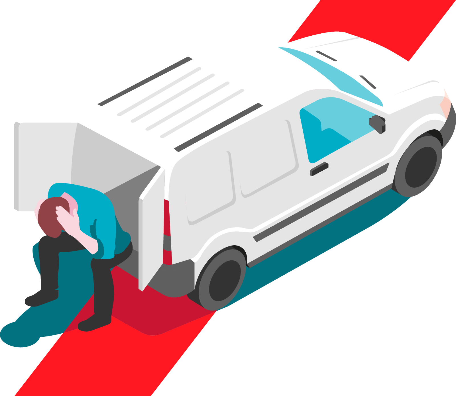 How To Keep Your Van Safe From Theft Clipart (1600x1390), Png Download