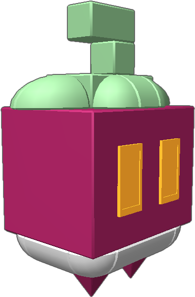 Bounsweet The Fruit Pokemon Type Clipart (768x768), Png Download