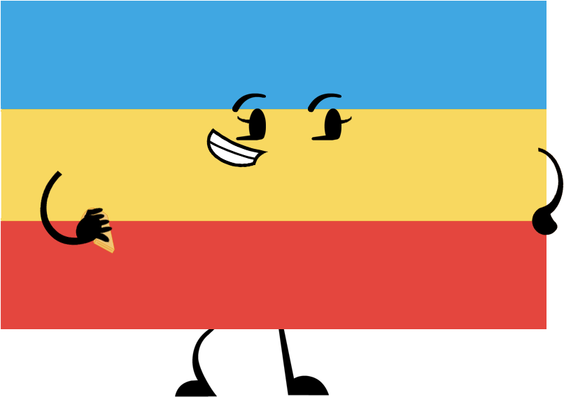 Russia Flag's Poses Clipart (1280x812), Png Download