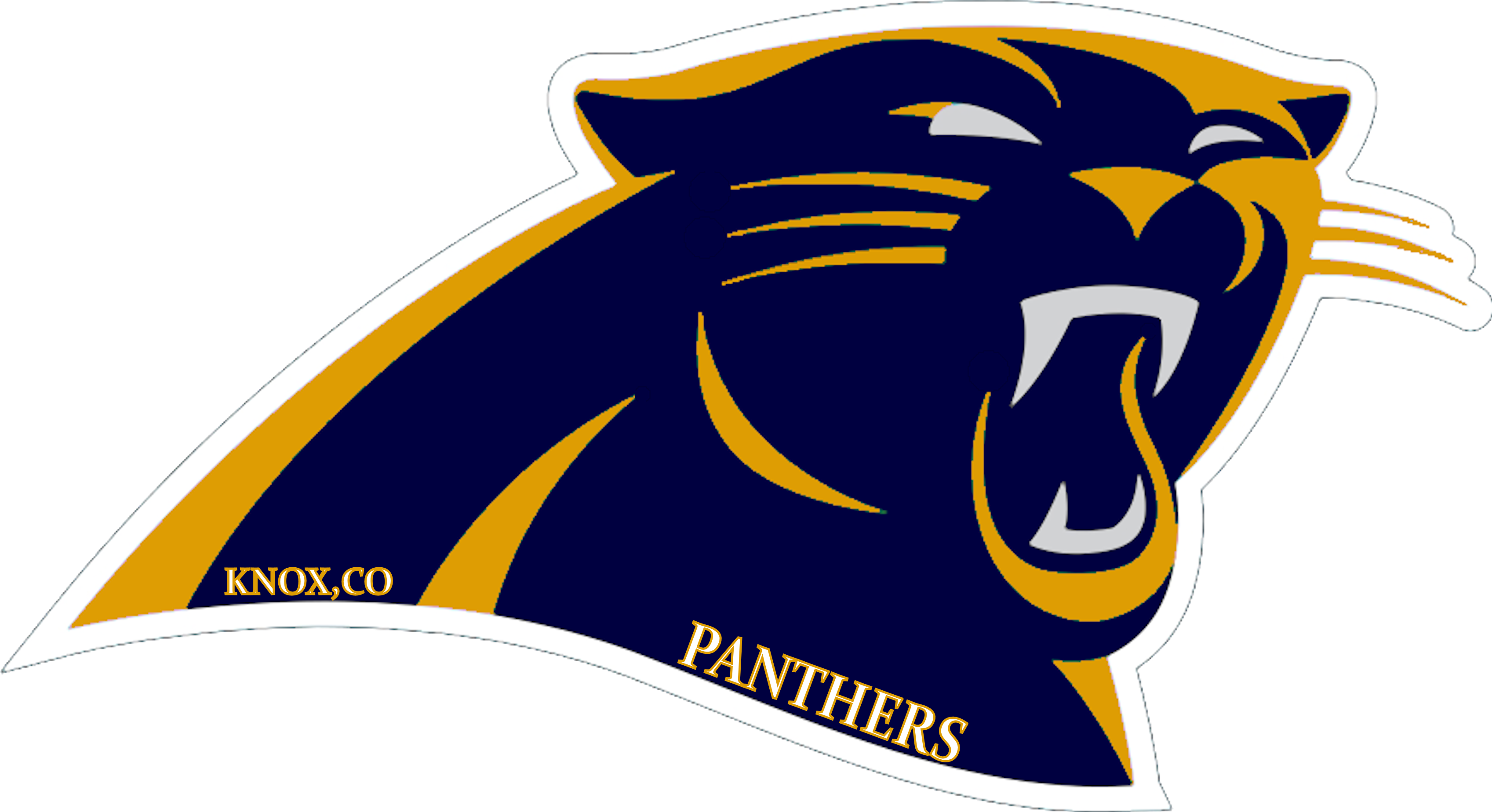 Knox Co Panthers Image Clipart (3544x2053), Png Download