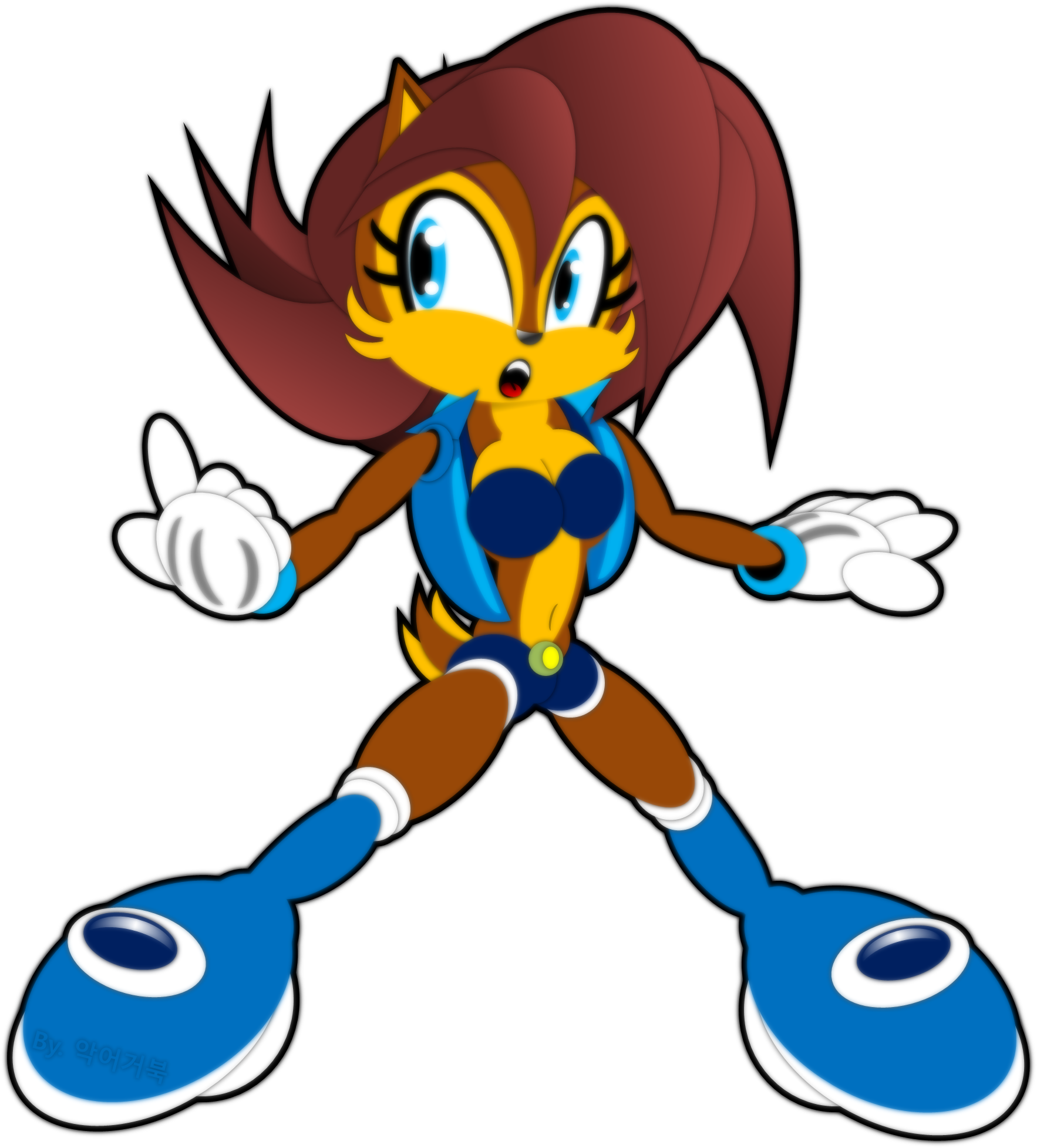Sally Alicia Acorn By Imdudrjsmi Sally Alicia Acorn Clipart (1766x1955), Png Download