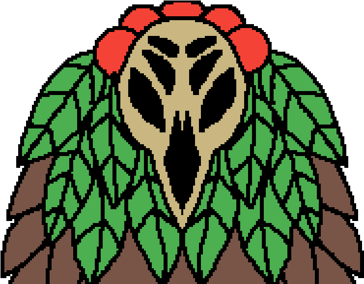 Mistletoe Skull Bird Clipart (1024x576), Png Download