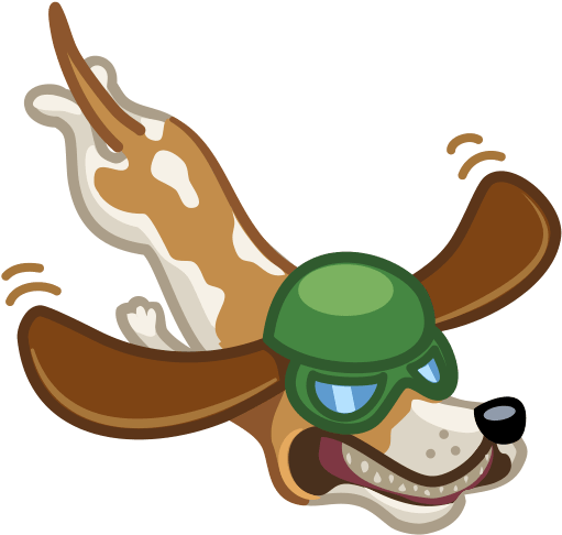Pilot Dog Clipart (618x618), Png Download