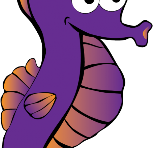 Seahorse Clipart Swimming Animal - Png Download (640x480), Png Download