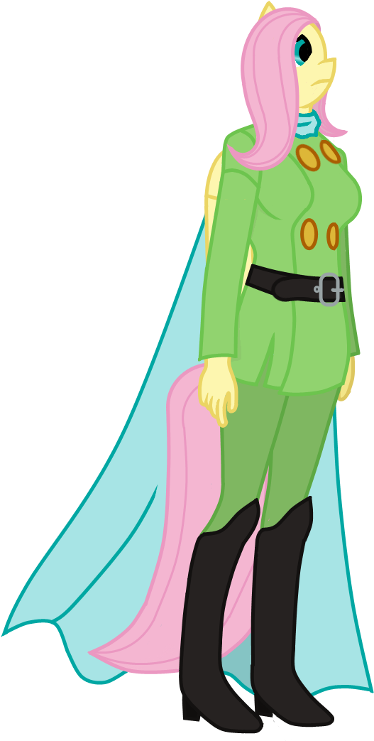 Scootaloo009, Cyborg, Cyborg 009, Fluttershy, Safe, Clipart (800x1100), Png Download