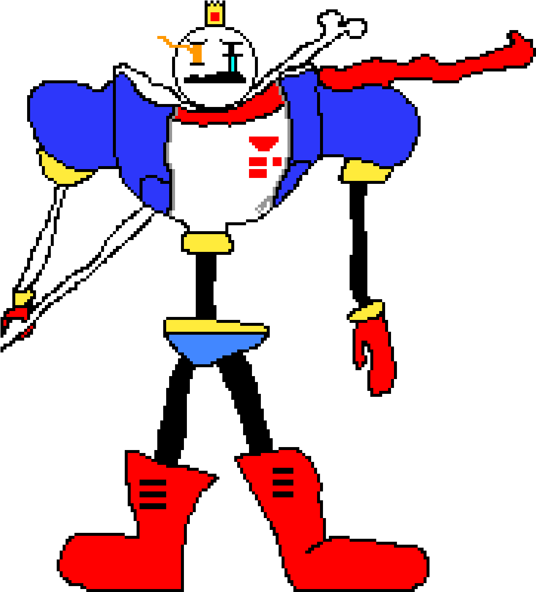 Ian The Stickman As Disbelief Papyrus Clipart (1200x1200), Png Download