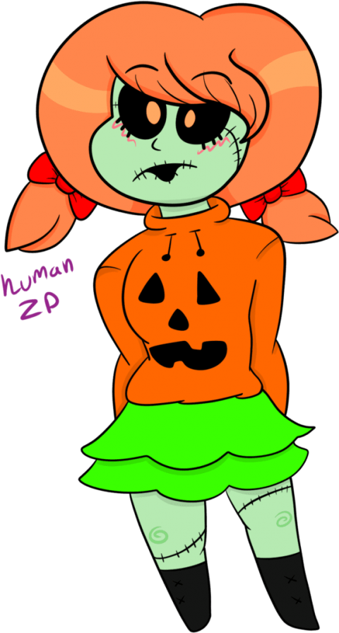 Free Png Download Zombie Pumpkin Magisword Human Png Clipart (480x895), Png Download