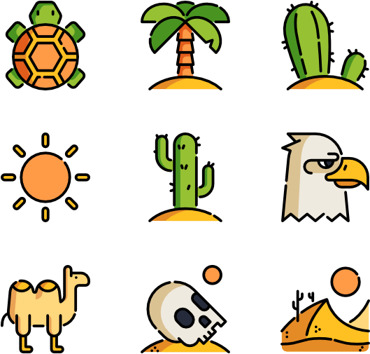 Desert Clipart (600x564), Png Download