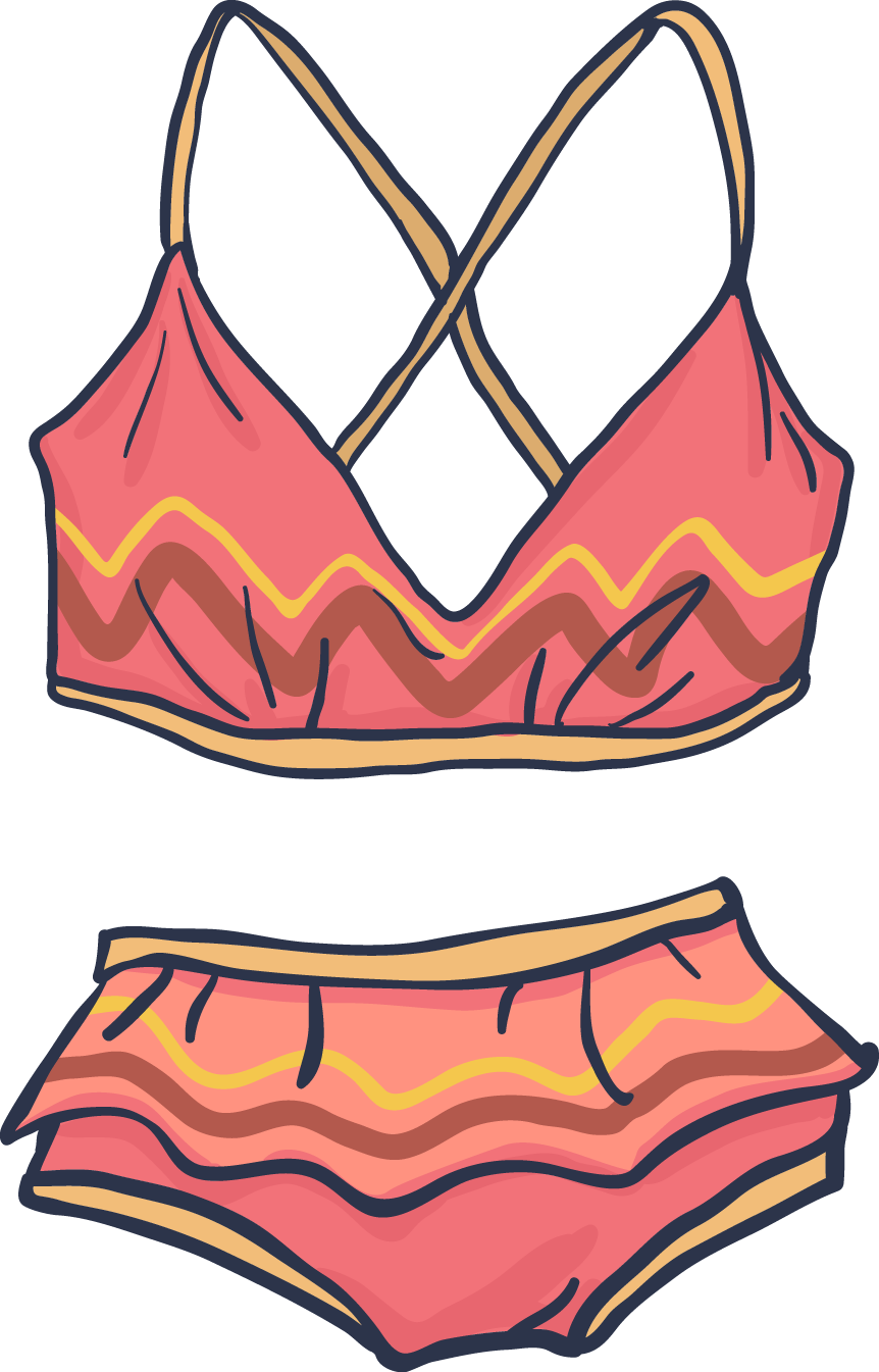 Swimsuit Bikini Clip Art Png Download Full Size Clipart (2981816