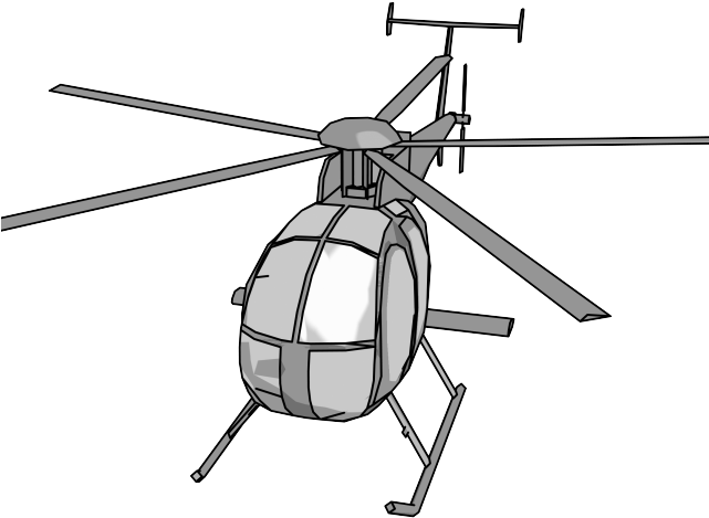 Helicopter Clipart Apache Helicopter - Png Download (640x480), Png Download
