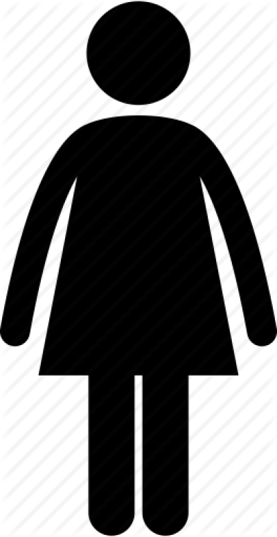 Ladies Toilet Png Clipart (400x775), Png Download
