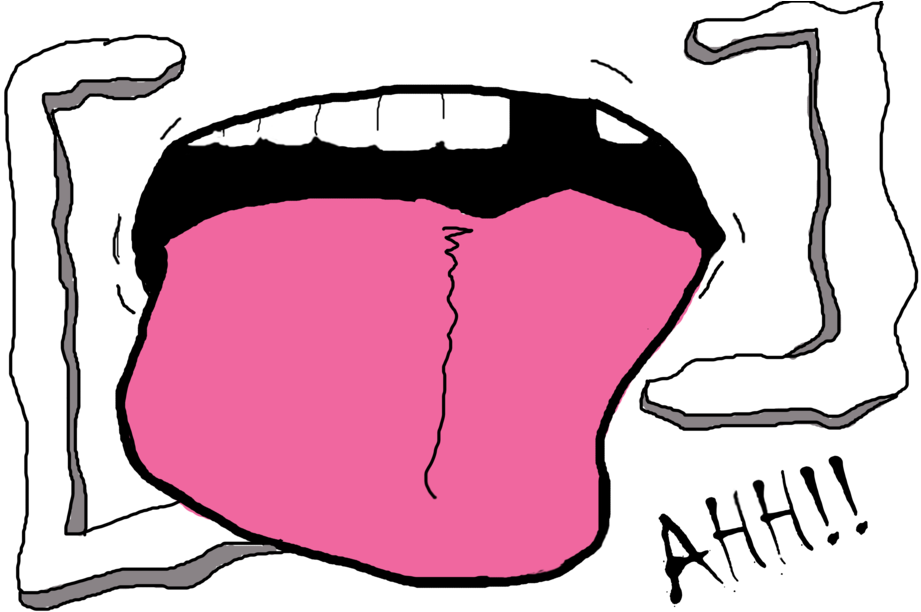 Throat Clip Art - Png Download (921x612), Png Download