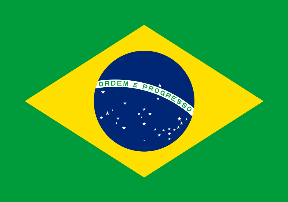 Br Brazil Flag Icon Clipart (1024x1024), Png Download