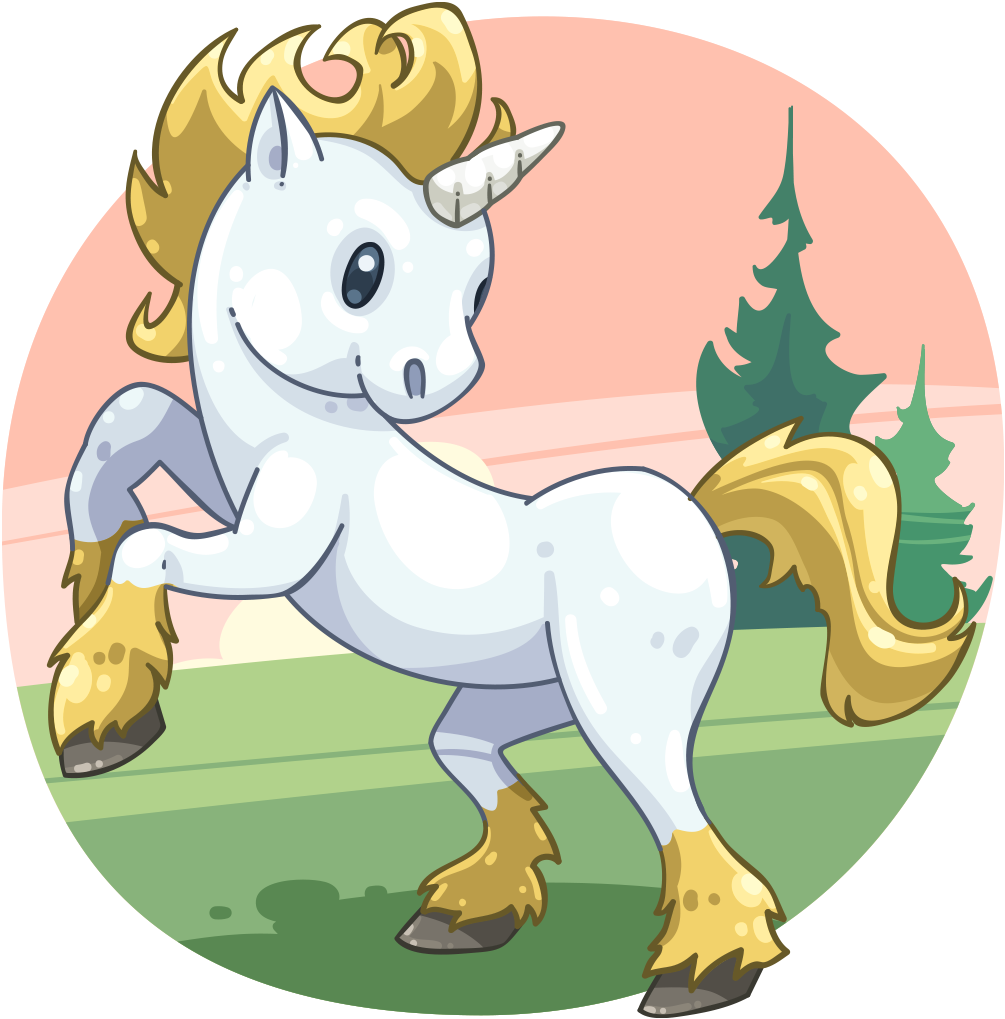Unicorn - Fantastic Creatures Clipart (1024x1024), Png Download