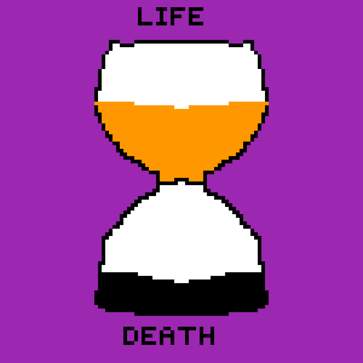 Life Is Like An Hourglass Clipart (1200x1200), Png Download