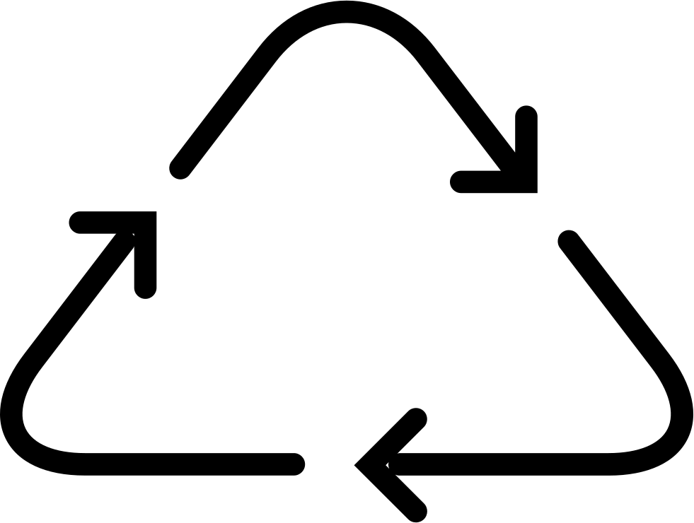 Recycling Curved Arrows Comments Clipart (981x740), Png Download