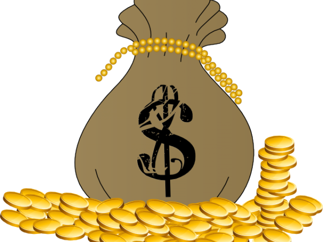 Coin Clipart Big Gold - Png Download (640x480), Png Download