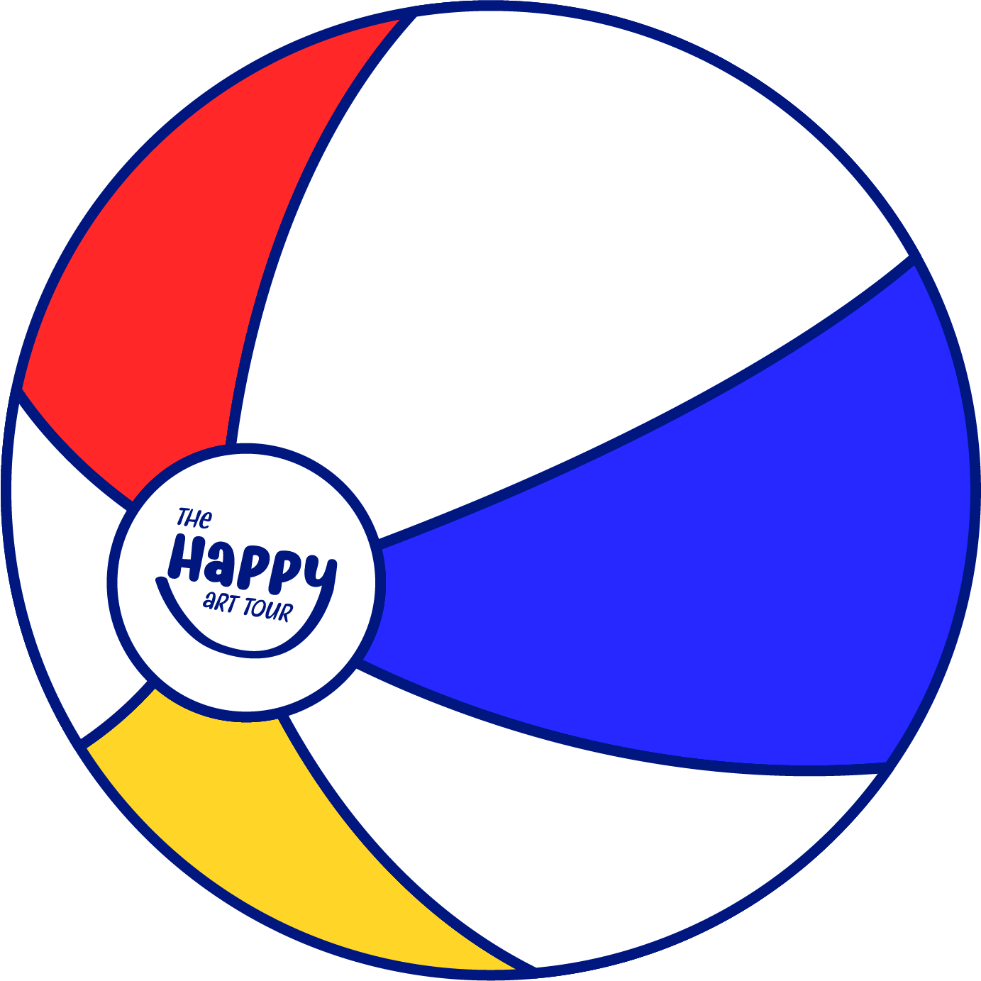 Beach Ball Hall Clipart (1383x1383), Png Download