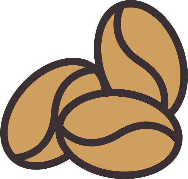 Coffee Beans Clipart (620x589), Png Download