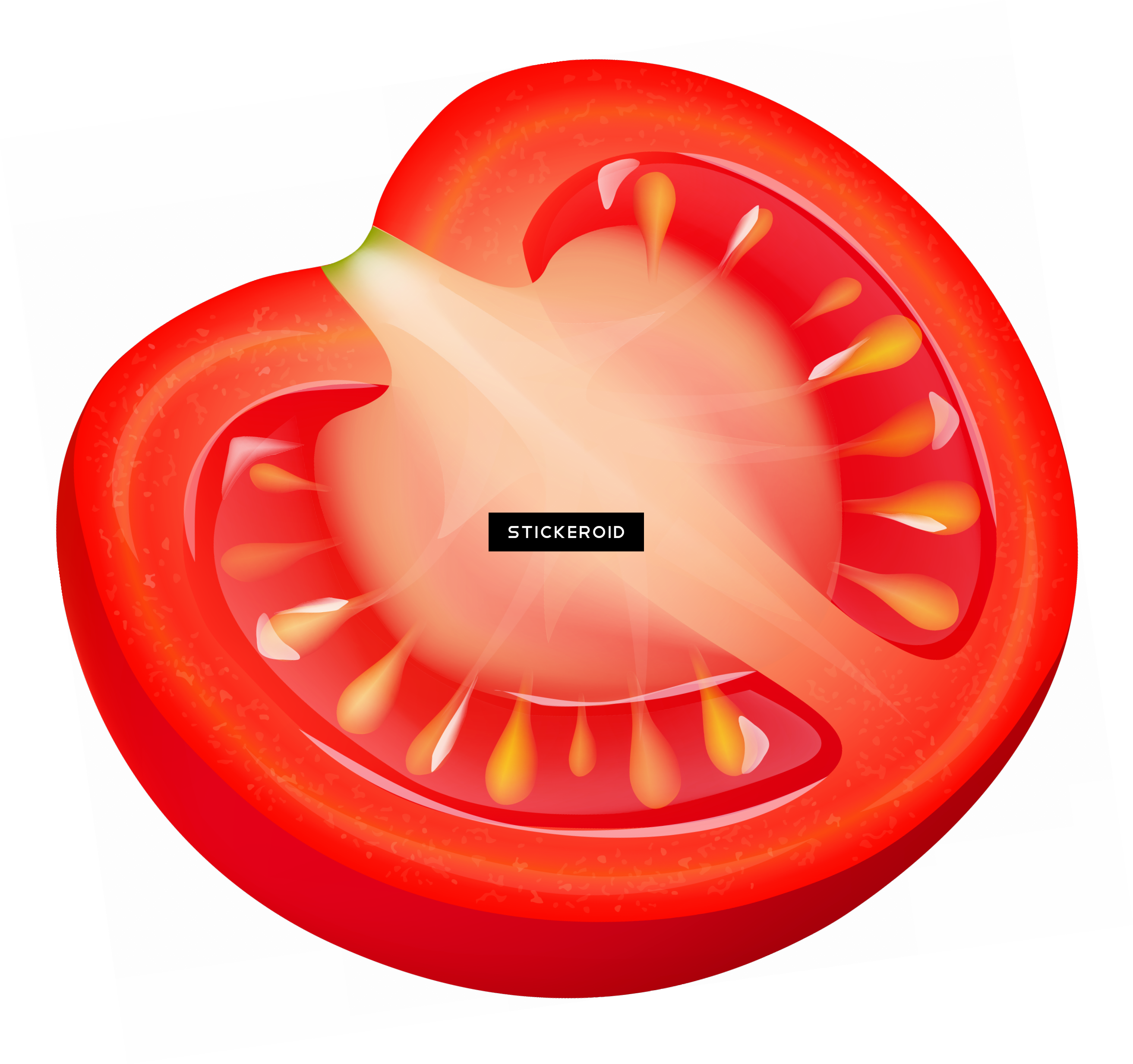 Tomato Clip Art Cartoon - Png Download (2625x2466), Png Download