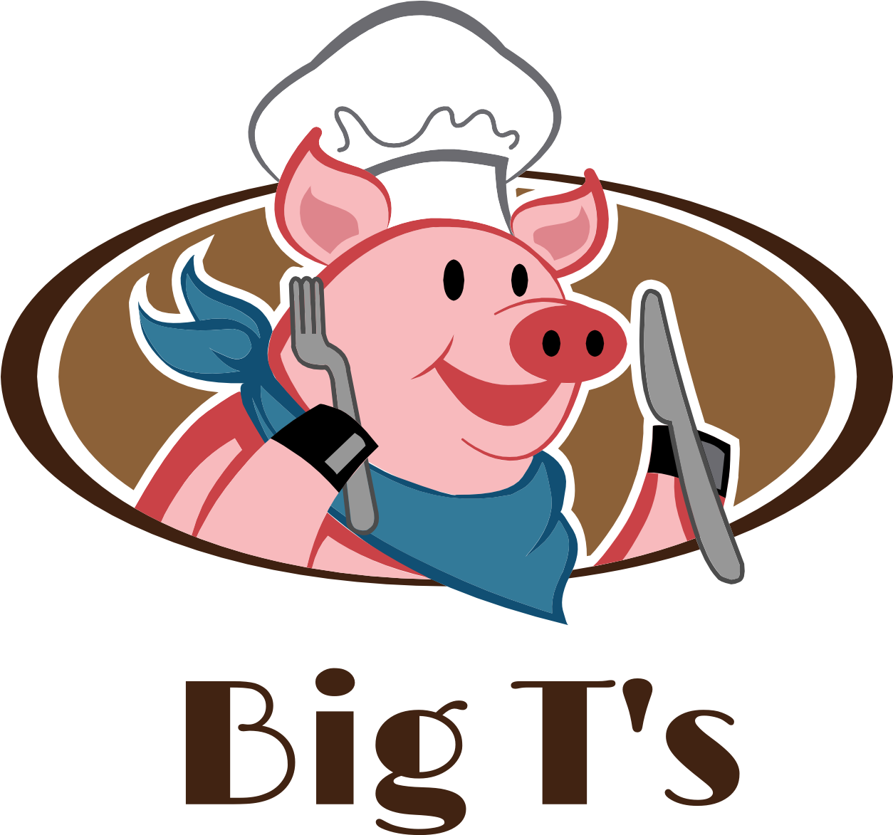 Big T's Menu Clipart (1253x1185), Png Download