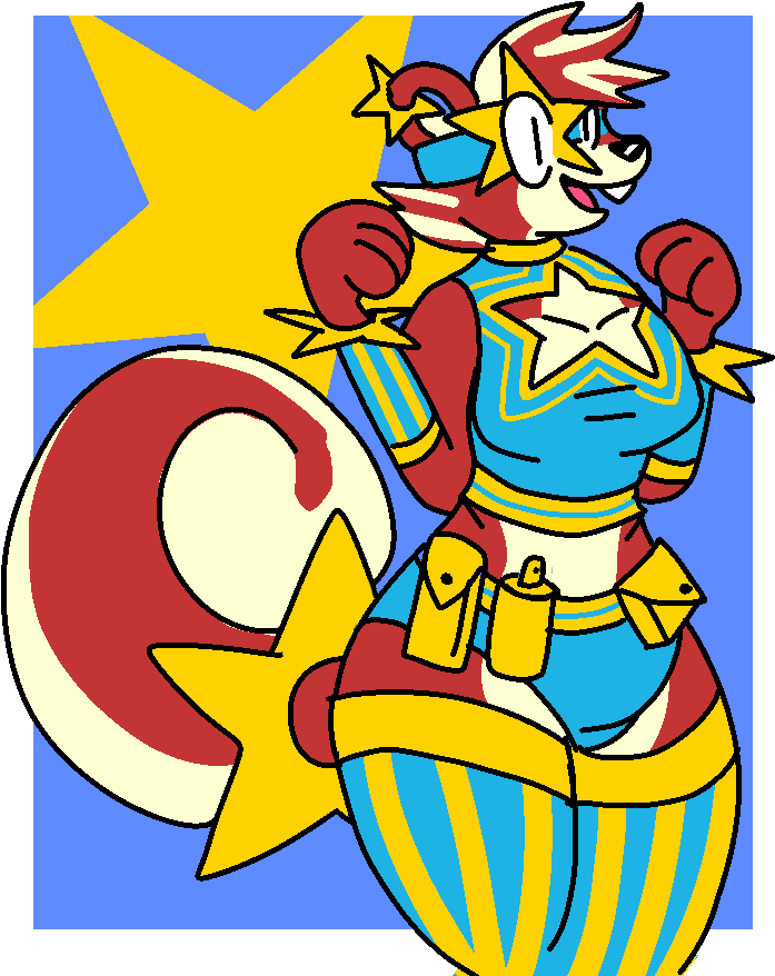 Starburst Squirrel Clipart (731x903), Png Download