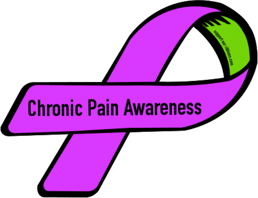 Free Png Download Green Chronic Pain Awareness Ribbon Clipart (850x654), Png Download